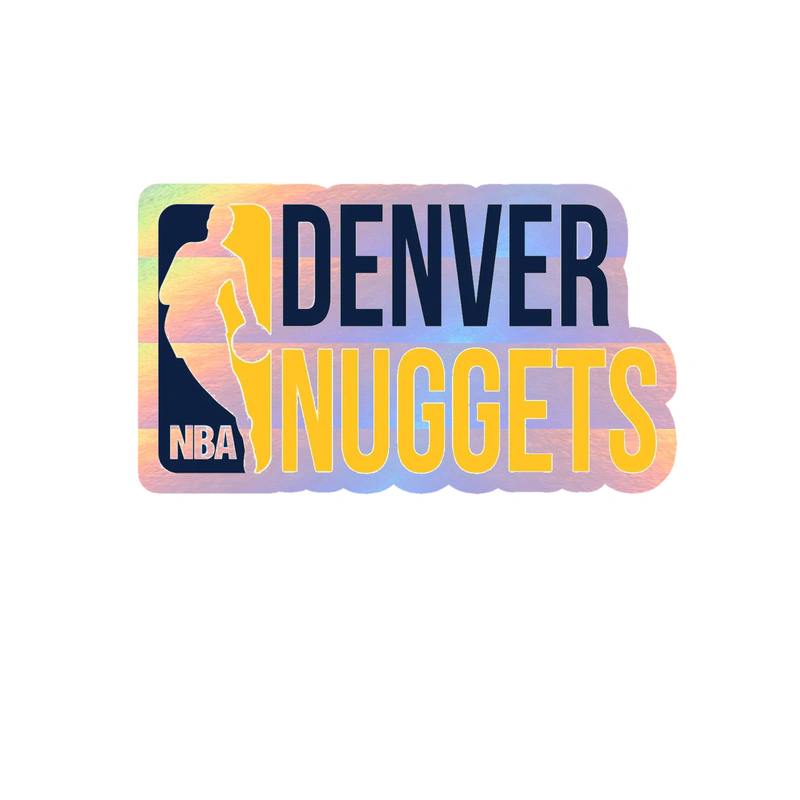 Denver Nuggets - Image 10 - Holographic Vinyl Sticker - Custom Size