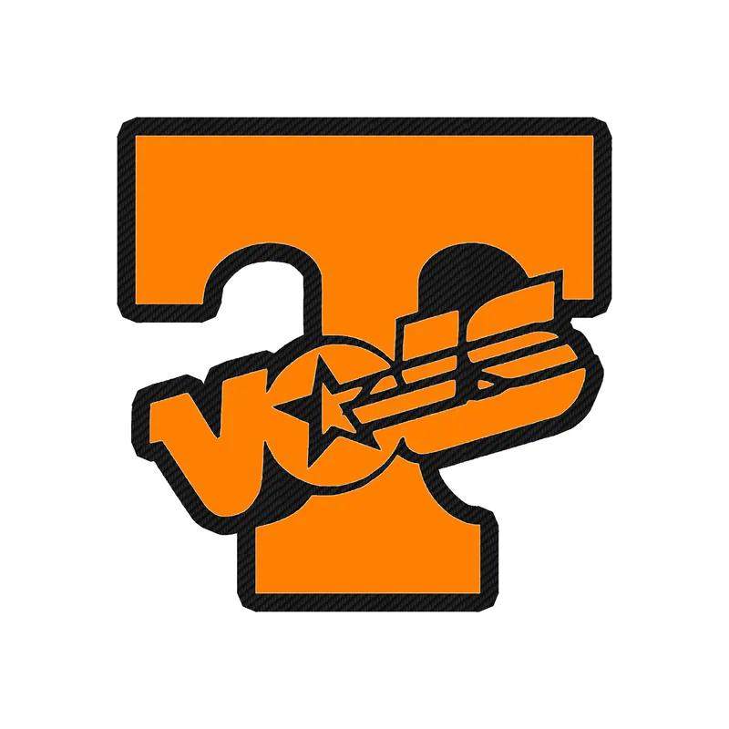 Tennessee Volunteers - Image 13 - Carbon Fiber Vinyl Decal - Custom Size
