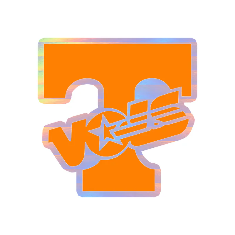 Tennessee Volunteers - Image 13 - Holographic Vinyl Decal - Custom Size