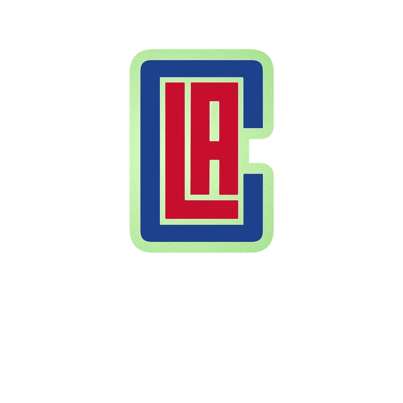 Los Angeles Clippers - Image 3 - Glow in the Dark Vinyl Sticker - Custom Size