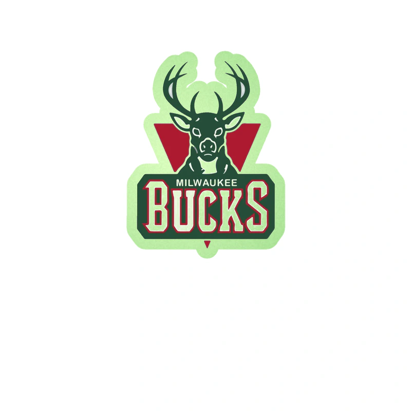 Milwaukee Bucks - Image 2 - Glow in the Dark Vinyl Sticker - Custom Size