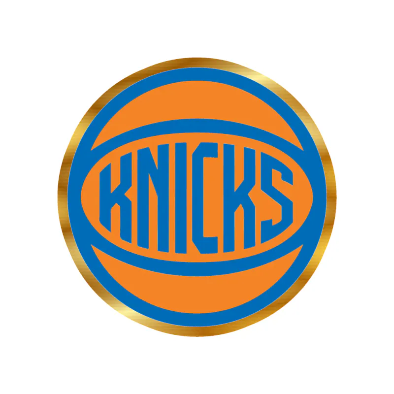 New York Knicks - Image 2 - Gold Chrome Vinyl Sticker - Custom Size