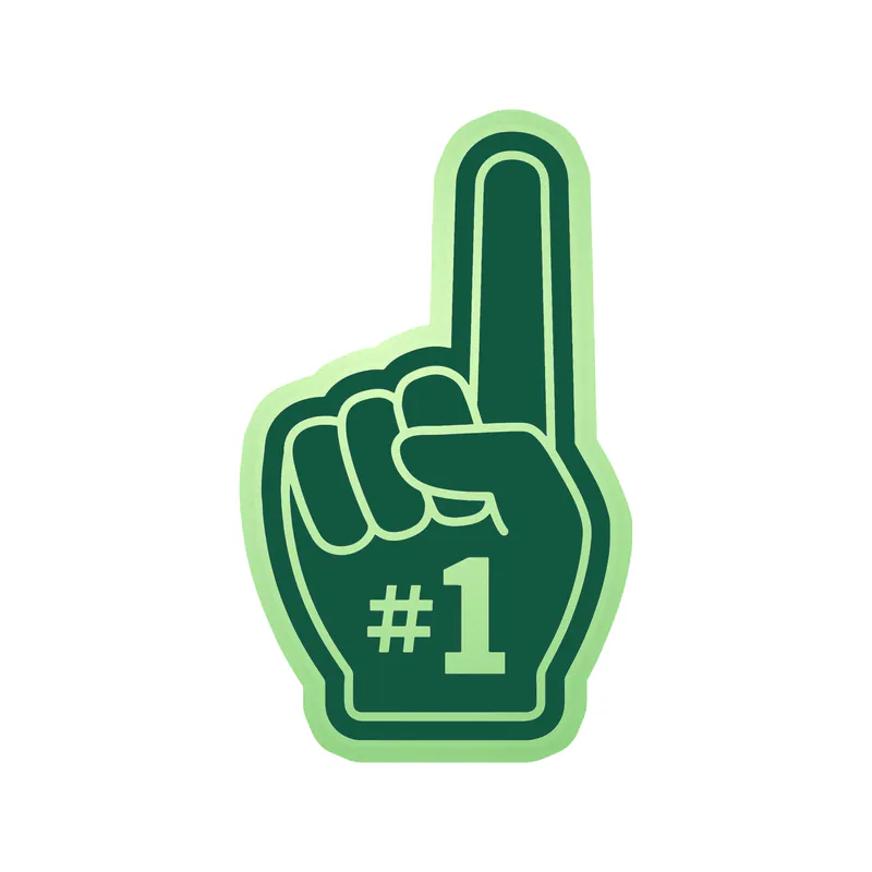 New York Jets - #1 - Glow in the Dark Vinyl Sticker - Custom Size