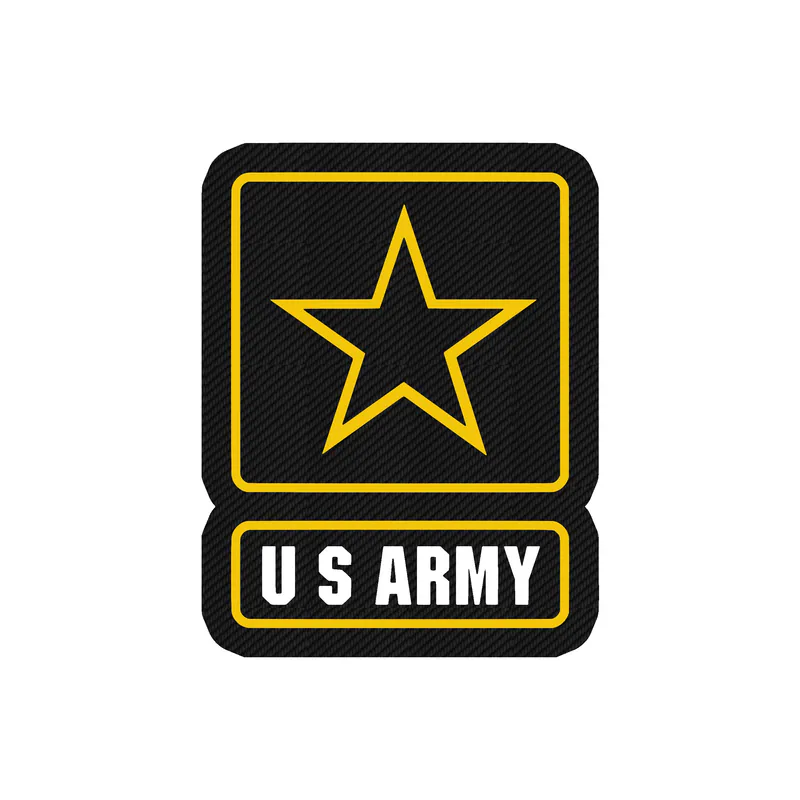 Army Carbon Fiber Vinyl Decal