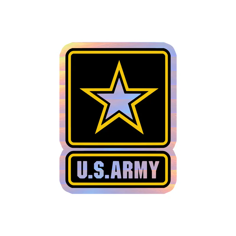 Army Holographic Vinyl Decal