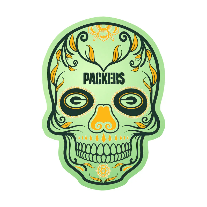 Green Bay Packers - Image 2 - Glow in the Dark Vinyl Sticker - Custom Size