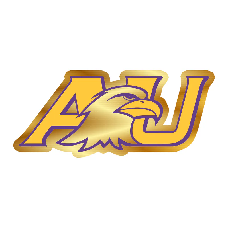 Ashland University Gold Chrome Vinyl Decal - Custom Size