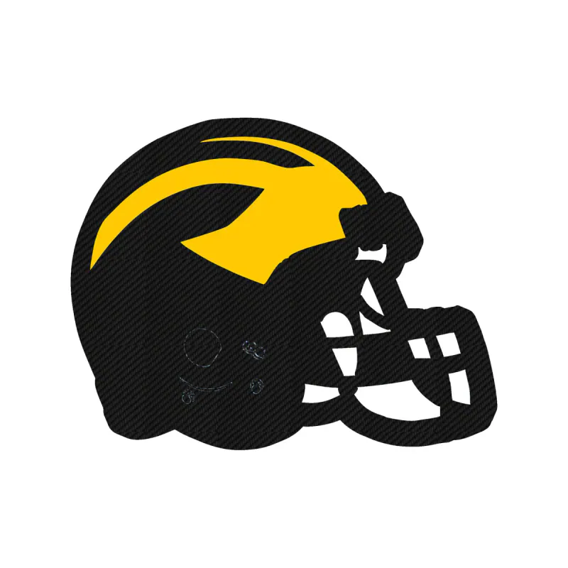 Michigan Wolverines - Image 7 - Carbon Fiber Vinyl Decal - Custom Size