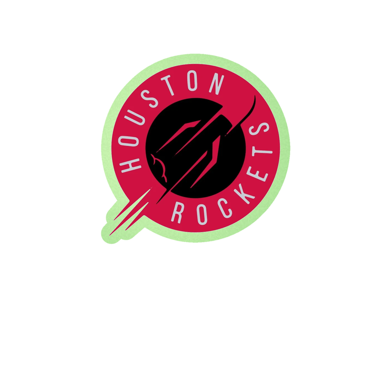 Houston Rockets - Image 10 - Glow in the Dark Vinyl Sticker - Custom Size