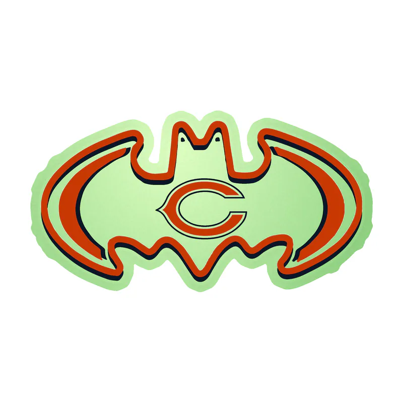 Chicago Bears - Bear Head - Image 13 - Glow in the Dark Vinyl Sticker - Custom Size