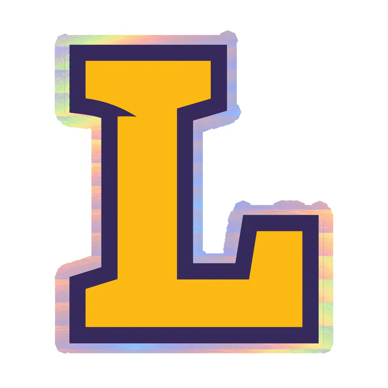 Lipscomb Bisons - Holographic Vinyl Decal - Custom Size