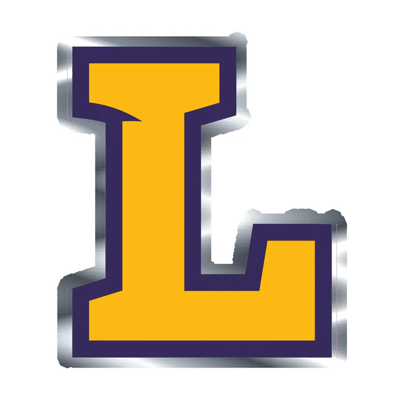 Lipscomb Bisons - Silver Chrome Vinyl Decal - Custom Size
