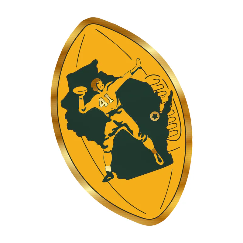 Green Bay Packers - Image 15 - Gold Chrome Vinyl Sticker - Custom Size
