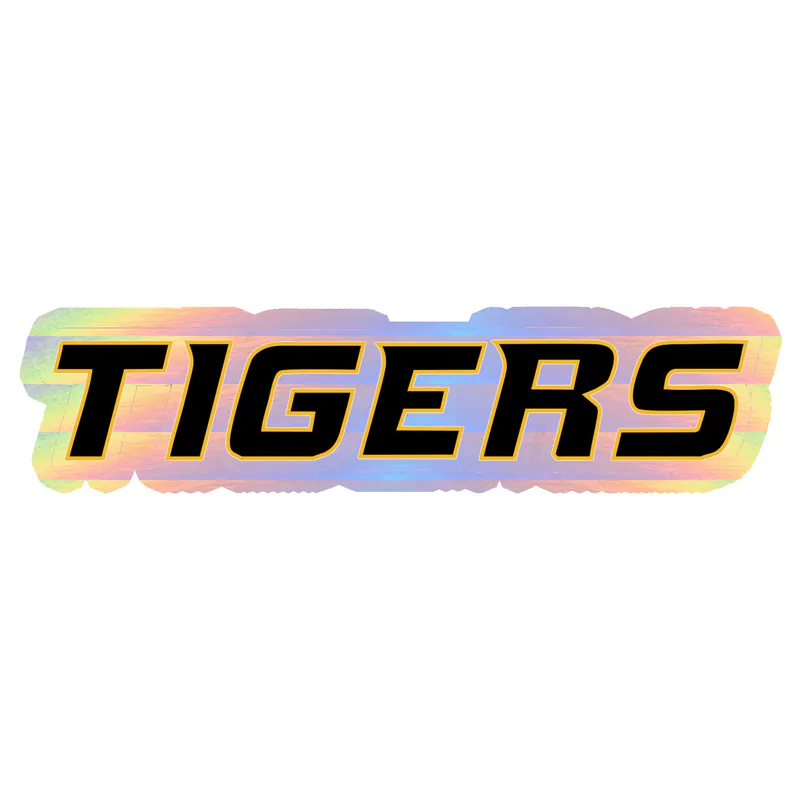 Missouri Tigers - Tigers - Holographic Vinyl Sticker - Custom Size