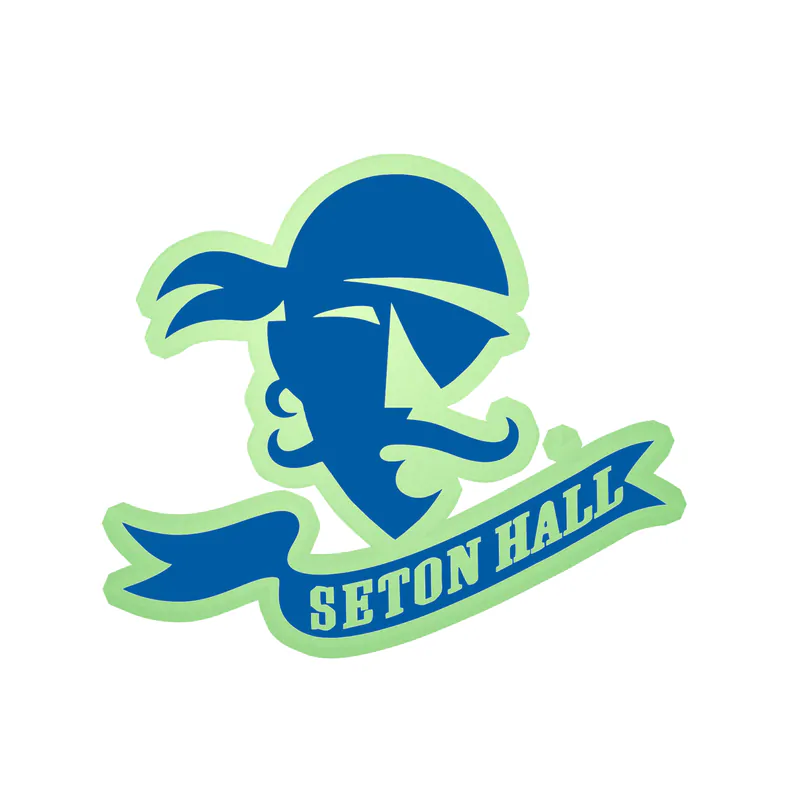 Seton Hall University - Logo - Glow in the Dark Vinyl Decal - Custom Size