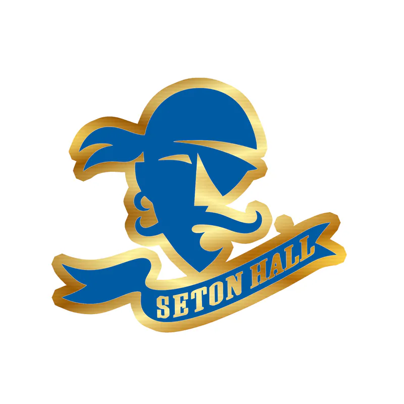 Seton Hall University - Logo - Gold Chrome Vinyl Decal - Custom Size