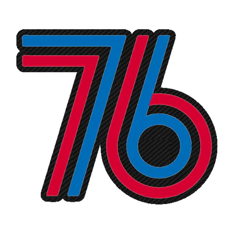 Philadelphia 76ers - Image 6 - Carbon Fiber Vinyl Sticker - Custom Size