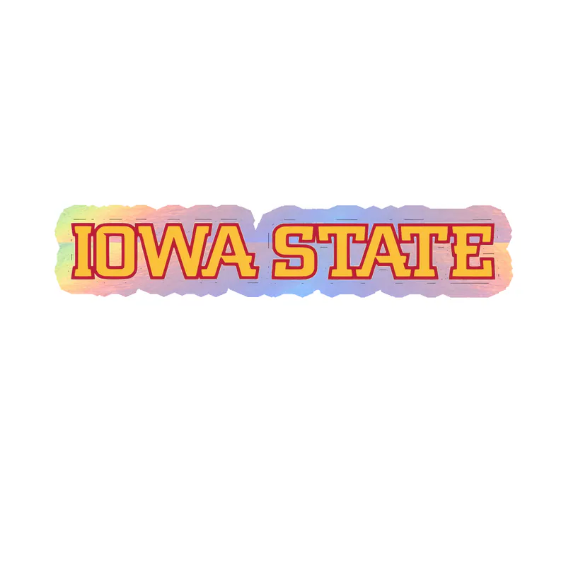 Iowa State Cyclones - Image 5 - Holographic Vinyl Decal - Custom Size
