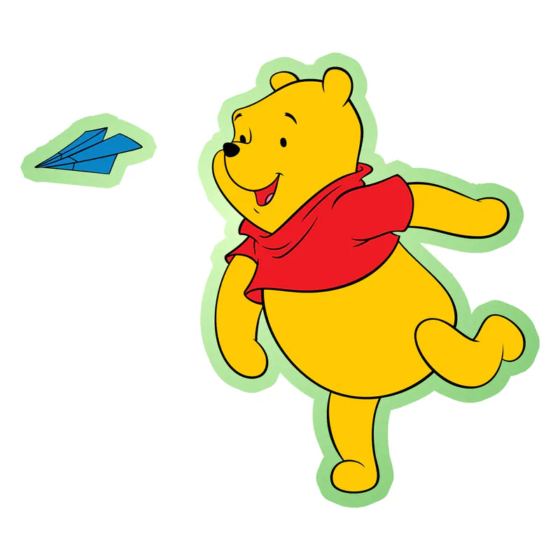 Winnie The Pooh - Glow in the Dark Vinyl Sticker - Custom Size