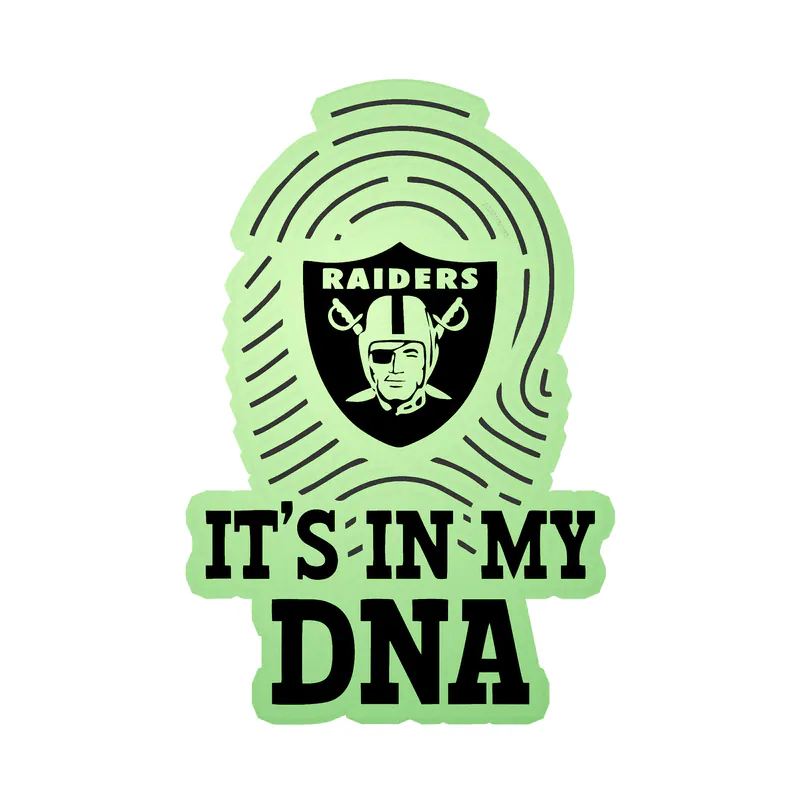 Las Vegas Raiders - Image 11 - Glow in the Dark Vinyl Sticker - Custom Size