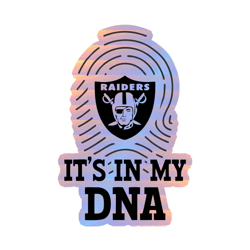 Las Vegas Raiders - Image 11 - Holographic Vinyl Sticker - Custom Size