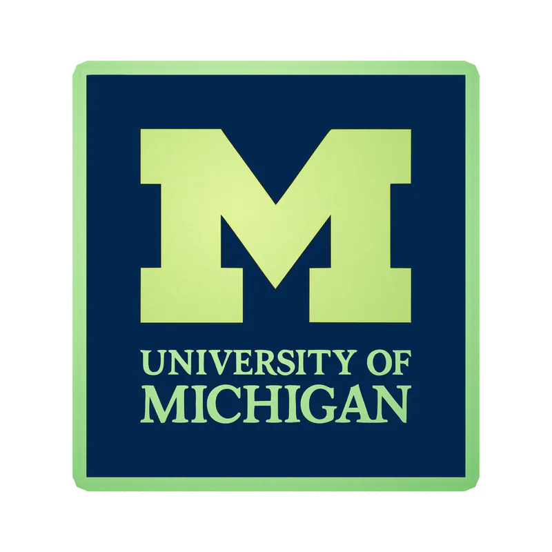 Michigan Wolverines - Image 2 - Glow in the Dark Vinyl Decal - Custom Size