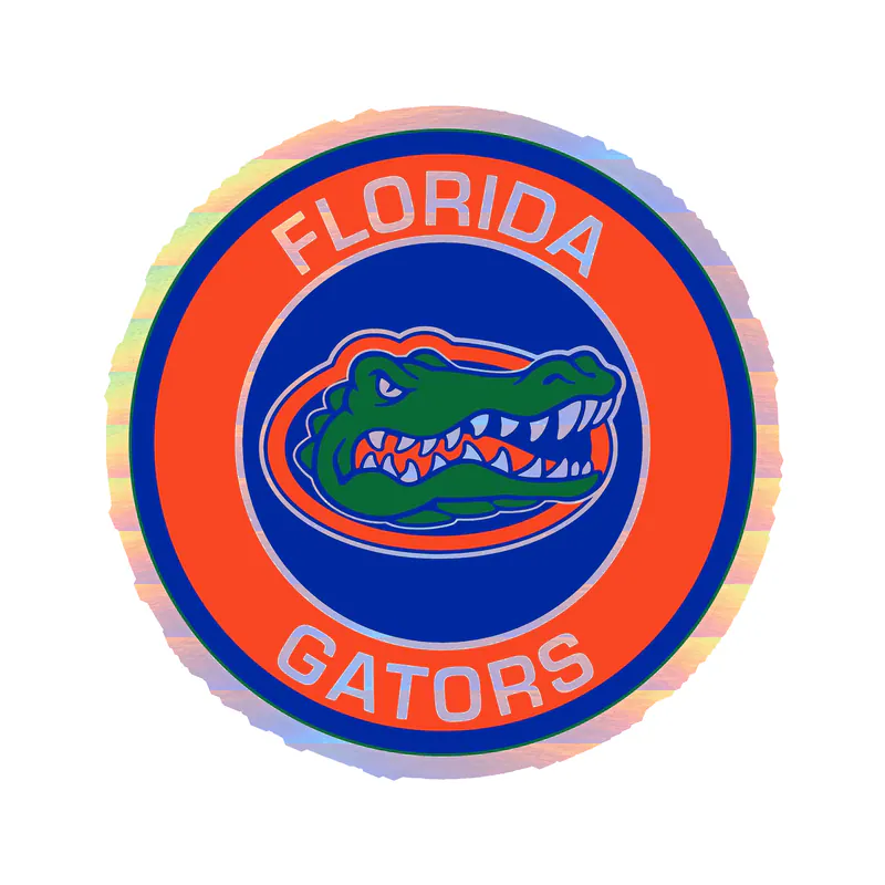 Florida Gators - Image 4 - Holographic Vinyl Decal - Custom Size