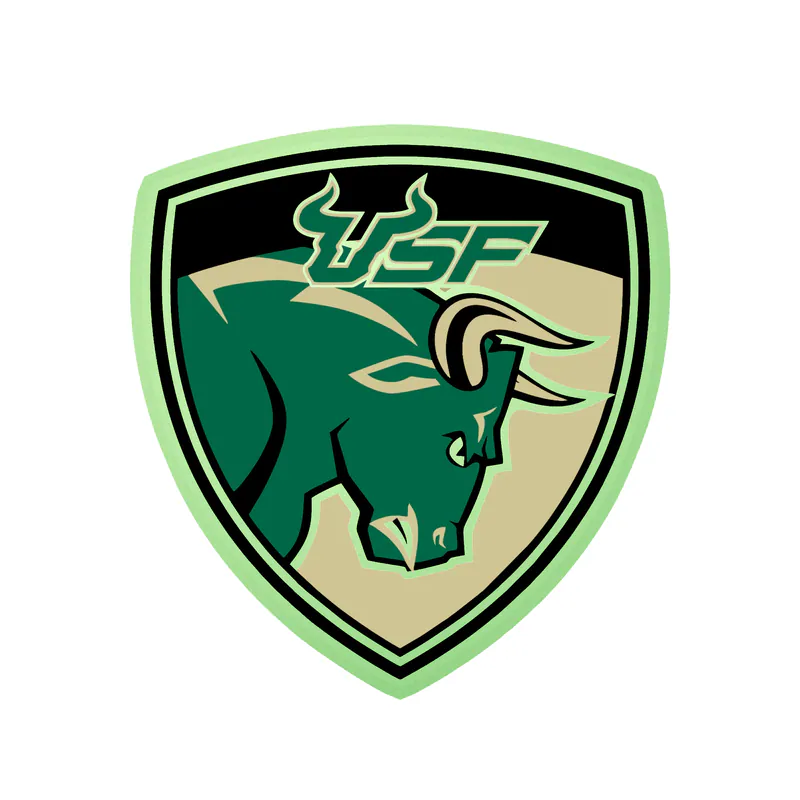 USF Bulls - Image 3 - Glow in the Dark Vinyl Decal - Custom Size