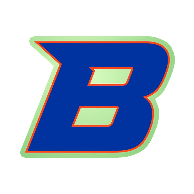 Boise State Broncos - Image 1 - Glow in the Dark Vinyl Decal - Custom Size