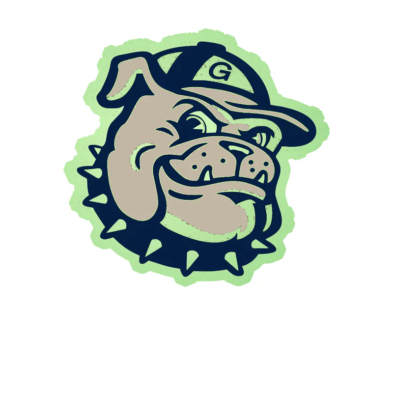 Georgetown University Hoyas - Image 1 - Glow in the Dark Vinyl Decal - Custom Size