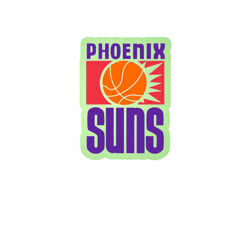 Phoenix Suns - Image 7 - Glow in the Dark Vinyl Sticker - Custom Size