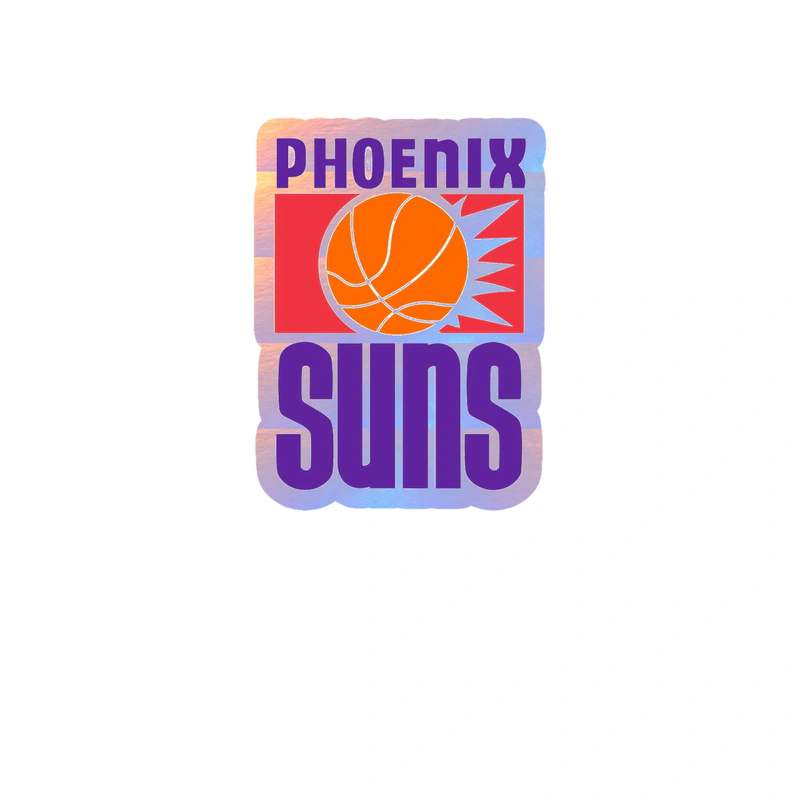 Phoenix Suns - Image 7 - Holographic Vinyl Sticker - Custom Size