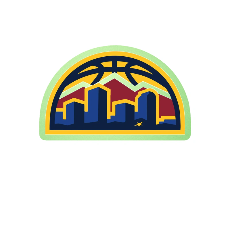 Denver Nuggets - Image 6 - Glow in the Dark Vinyl Sticker - Custom Size