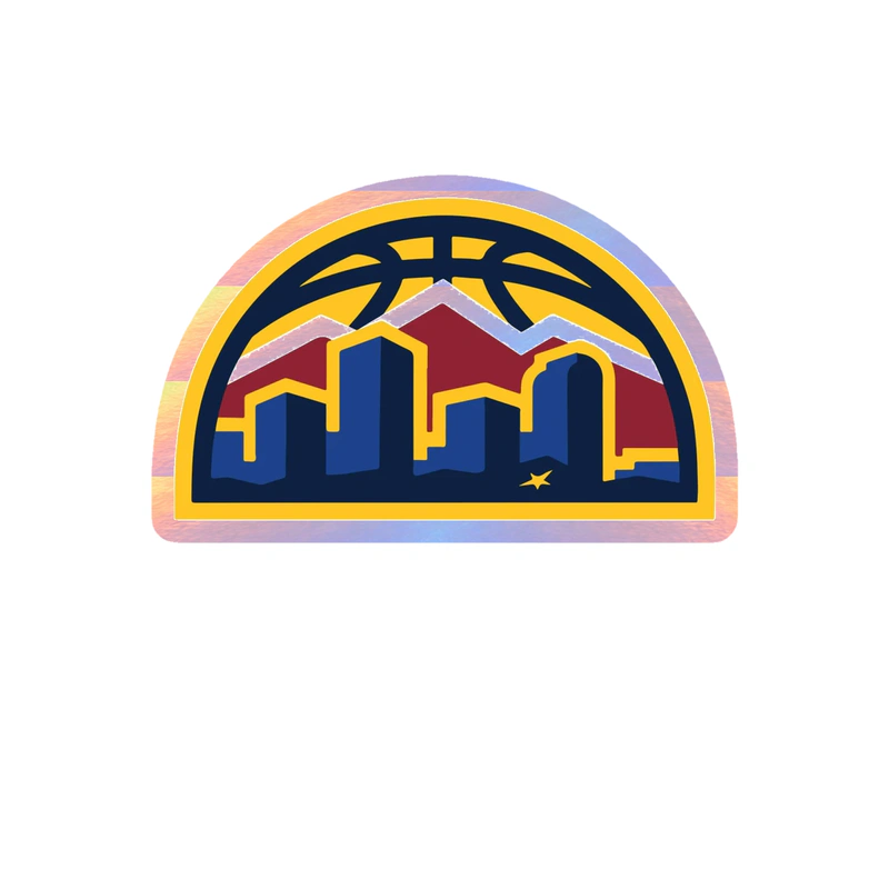 Denver Nuggets - Image 6 - Holographic Vinyl Sticker - Custom Size