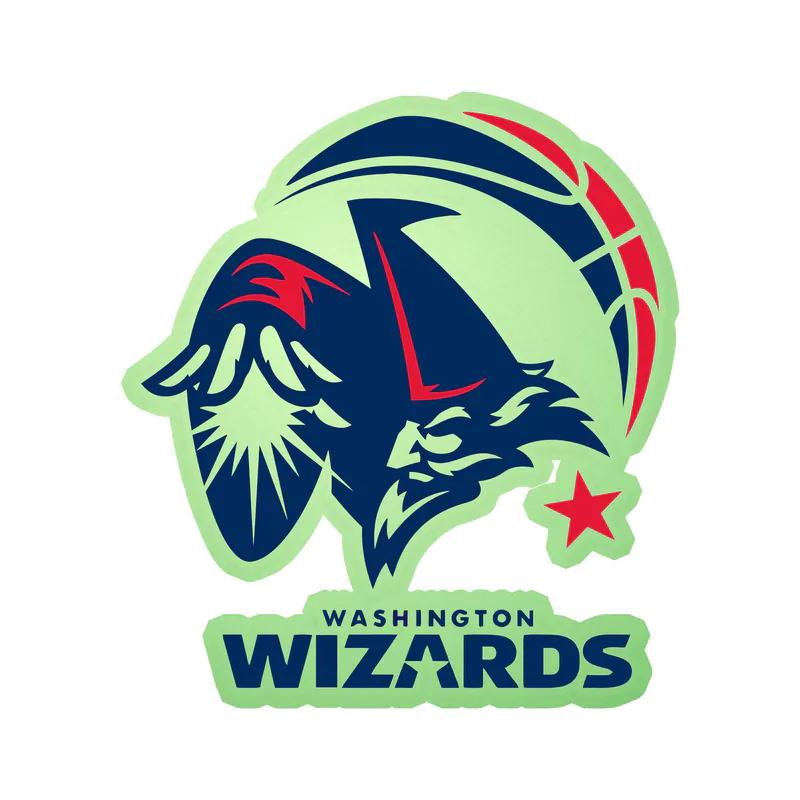 Washington Wizards - Image 4 - Glow in the Dark Vinyl Sticker - Custom Size