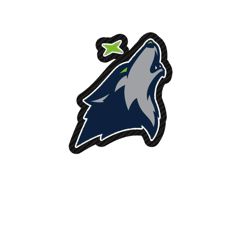 Minnesota Timberwolves - Image 6 - Carbon Fiber Vinyl Sticker - Custom Size