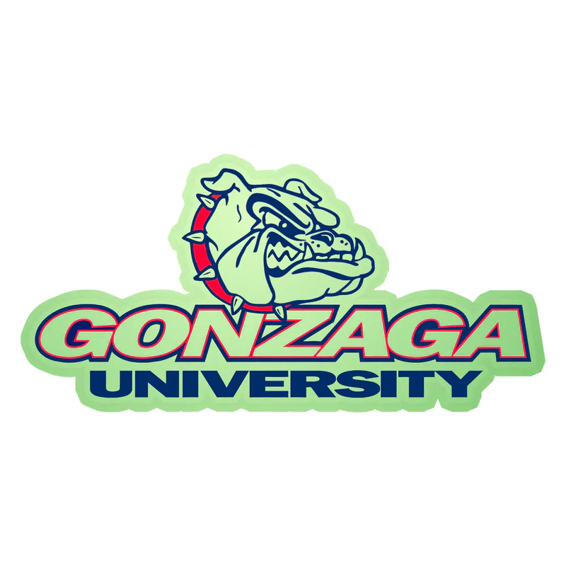 Gonzaga University - Image 1 - Glow in the Dark Vinyl Decal - Custom Size