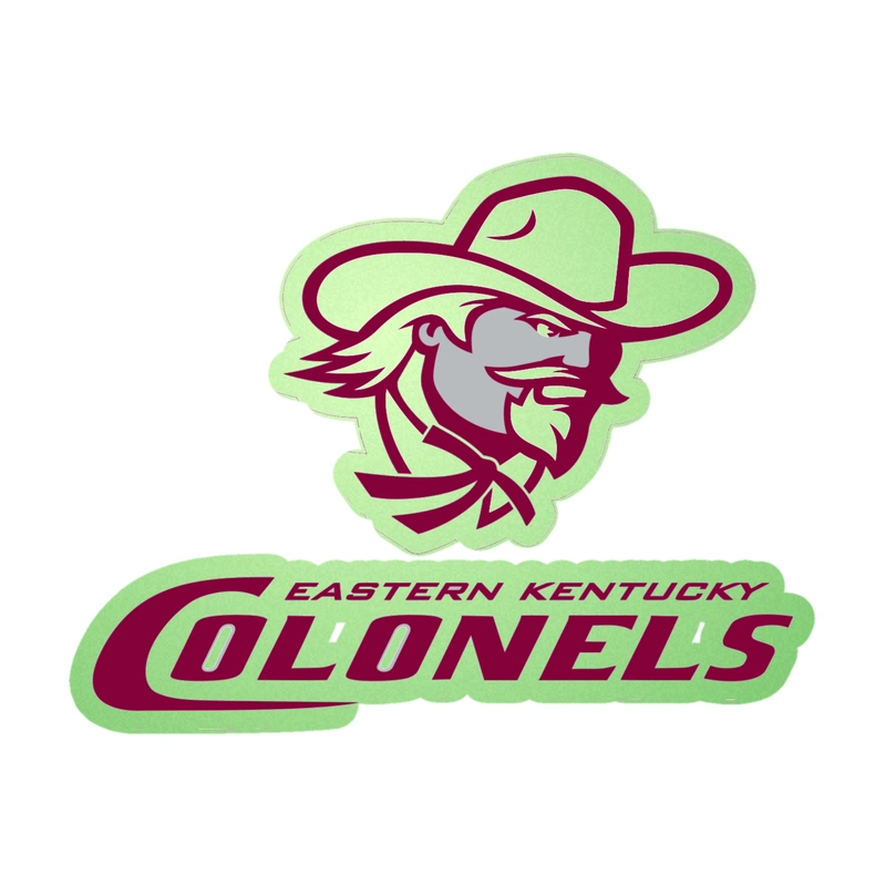 Eastern Kentucky Colonels - Image 2 - Glow in the Dark Vinyl Decal - Custom Size