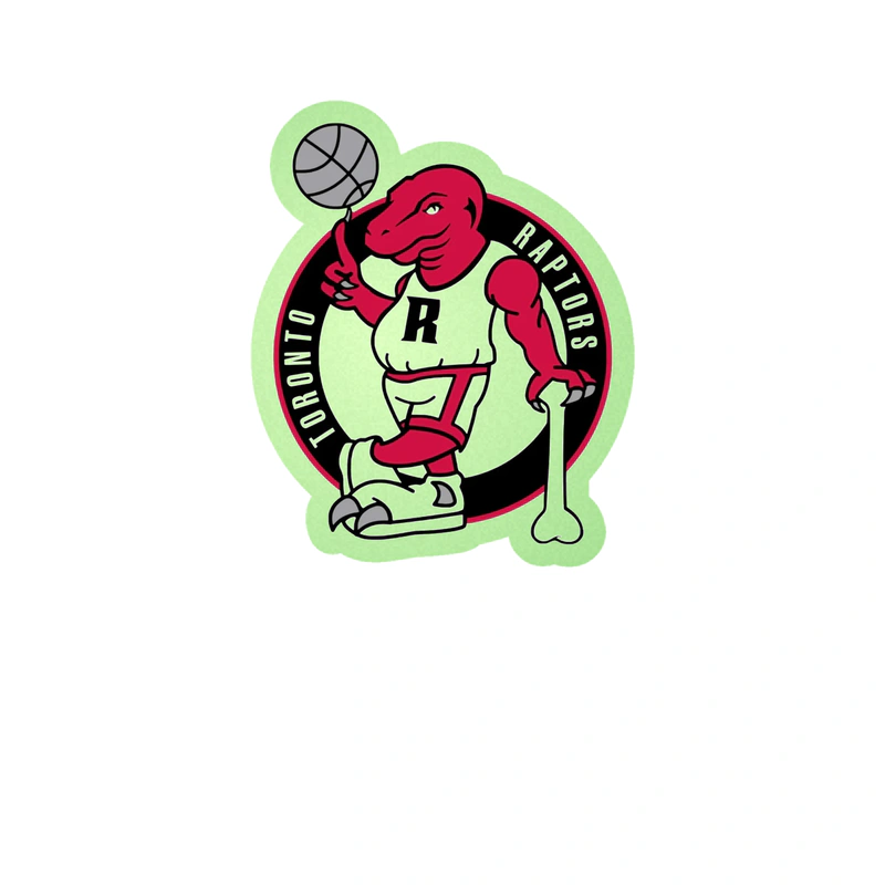 Toronto Raptors - Image 4 - Glow in the Dark Vinyl Sticker - Custom Size
