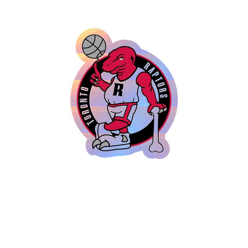 Toronto Raptors - Image 4 - Holographic Vinyl Sticker - Custom Size