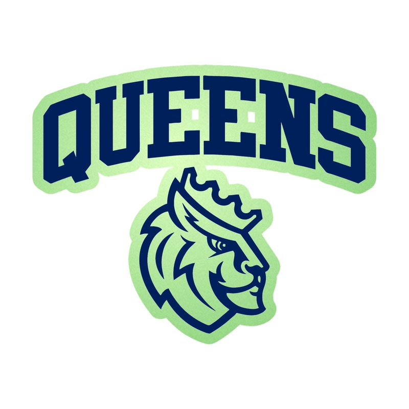 Queens University Royals - Glow in the Dark Vinyl Decal - Custom Size