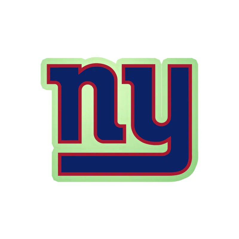 New York Giants - Dark Blue NY - Image 2 - Glow in the Dark Vinyl Sticker - Custom Size