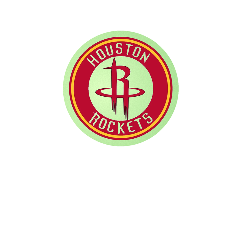 Houston Rockets - Image 7 - Glow in the Dark Vinyl Sticker - Custom Size