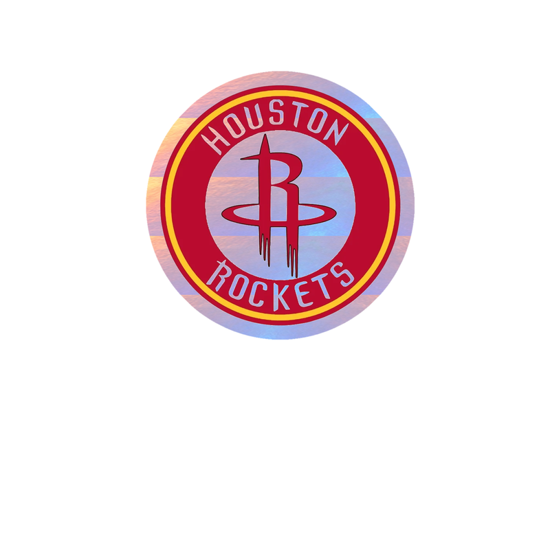 Houston Rockets - Image 7 - Holographic Vinyl Sticker - Custom Size