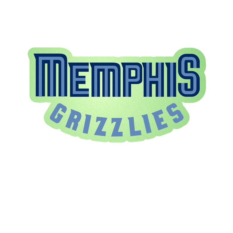Memphis Grizzlies - Image 5 - Glow in the Dark Vinyl Sticker - Custom Size