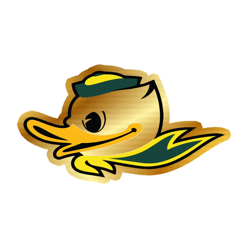 Puddles 2 - Gold Chrome Vinyl Sticker - Custom Size