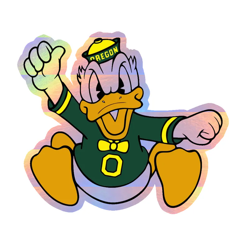 Puddles 3 - Holographic Vinyl Sticker - Custom Size
