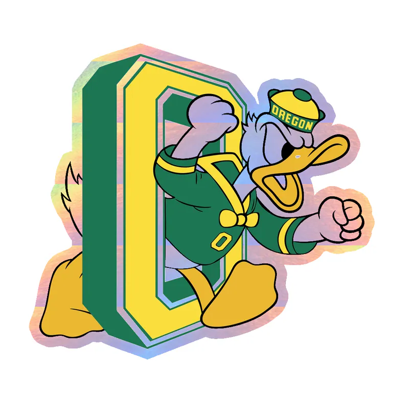 Puddles O - Holographic Vinyl Sticker - Custom Size