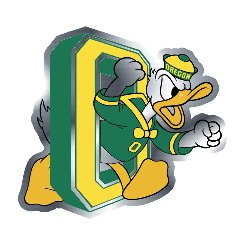 Puddles O - Silver Chrome Vinyl Sticker - Custom Size