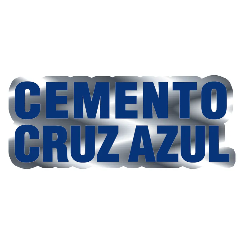 Cruz Azul - Image 5 - Silver Chrome Vinyl Sticker - Custom Size